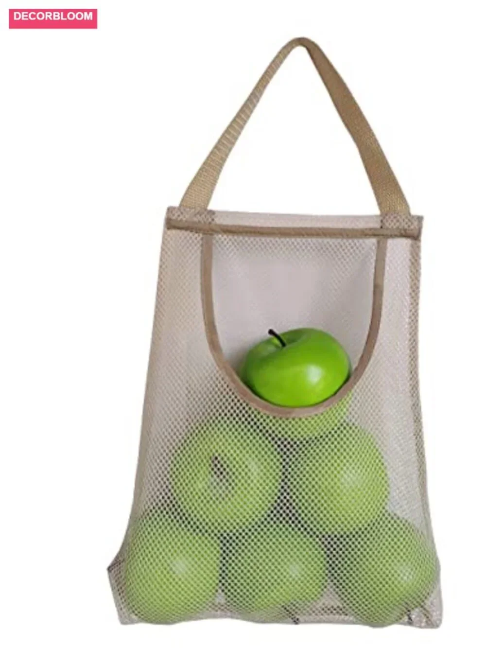 5 Pack Reusable Mesh Storage Bags for Produce, Potatoes, Onions, Garlic -